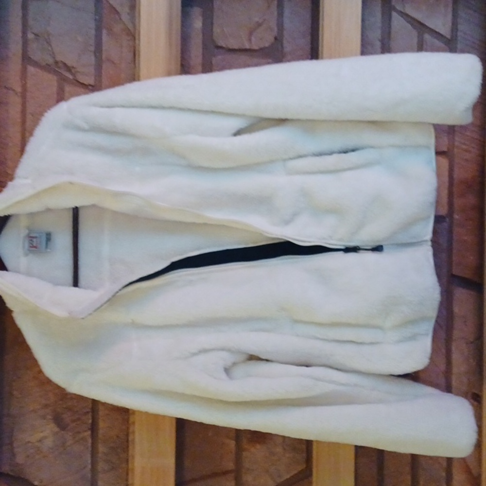 Avalance women's size L fleece jacket in cream - Picture 4 of 6